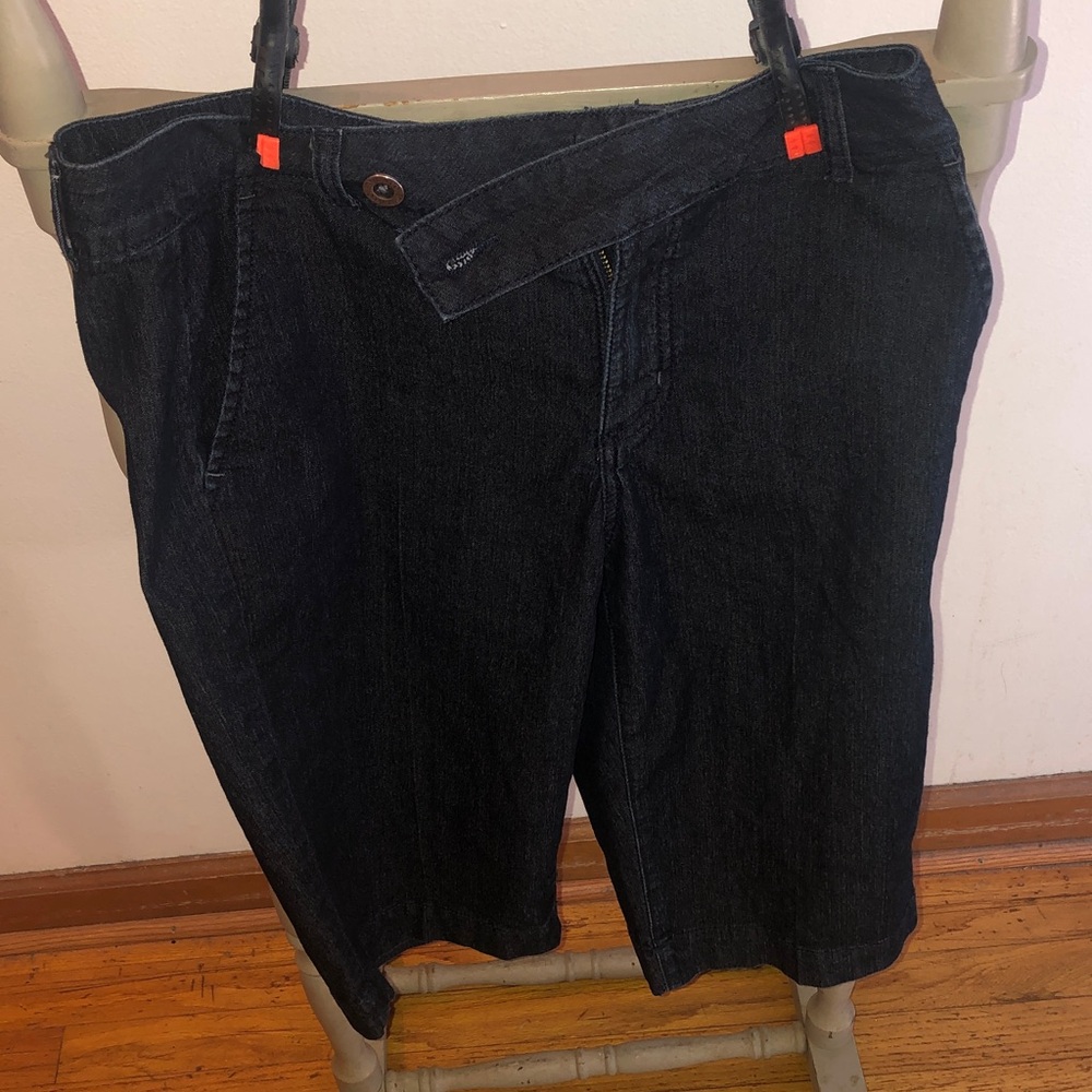 Style & Co. Dark Navy/Black Denim Women's Shorts